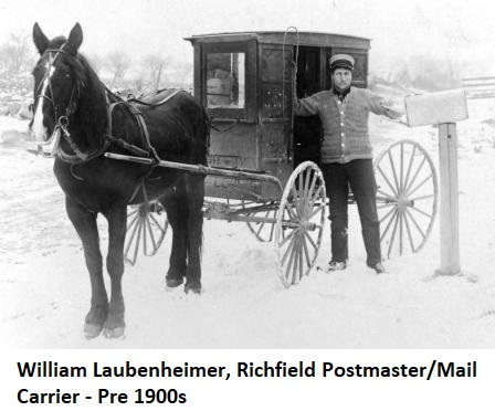 William Laubenheimer, Richfield Postmaster